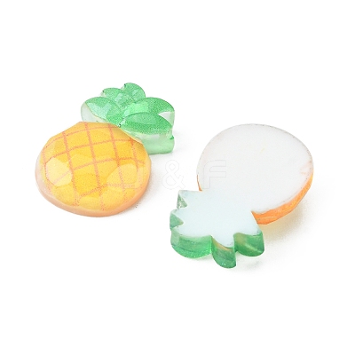 Translucent Resin Decoden Cabochons CRES-YW0001-06-1