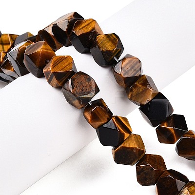 Natural Tiger Eye Beads Strands G-T138-45-1