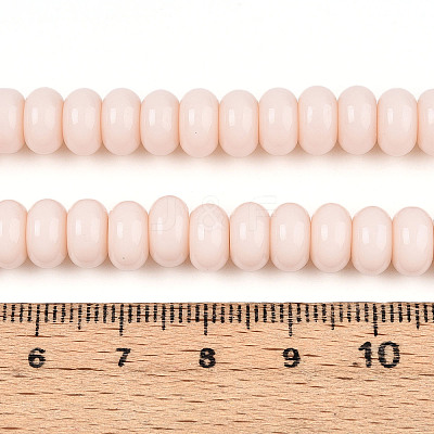 Opaque Spray Painted Glass Beads X-GLAA-ZX008-8mm-18H-1