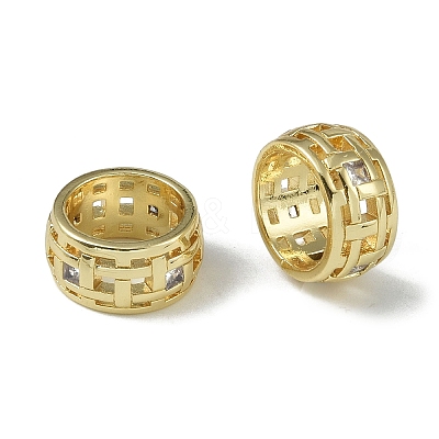 Rack Plating Brass Beads KK-A220-24I-G-1