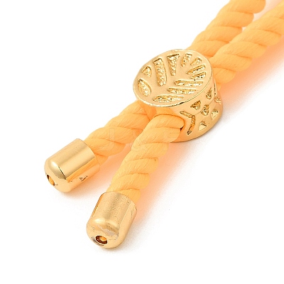 Twisted Nylon Cord Silder Bracelets DIY-B066-03G-12-1
