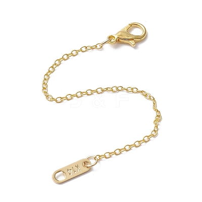 3Pcs 3 Styles Brass Lobster Claw Clasps FIND-JF00130-02-1