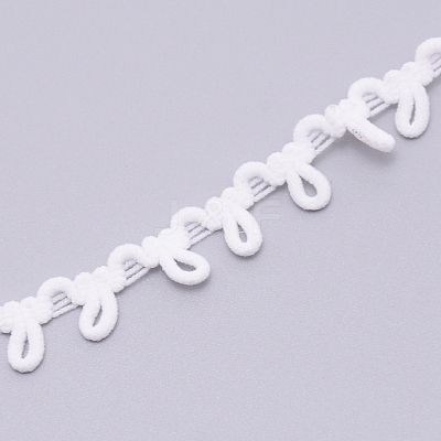 Chinlon Elastic Force Lace Trim Cotton String Threads for Jewelry Making EW-WH0009-01A-1