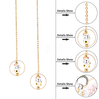DIY Pendant Decoration Making Kits DIY-SC0013-68-1