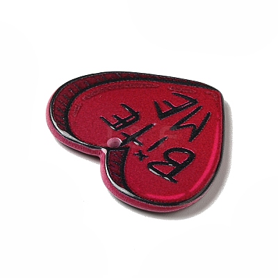 Double-sided Printed  Acrylic Pendants X-MACR-M022-03D-1