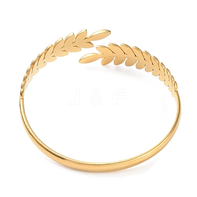 304 Stainless Steel Cuff Bangles BJEW-F457-16G-1