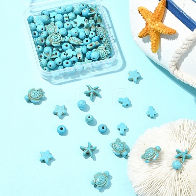 Synthetic Turquoise Beads Set G-FS0005-82-1