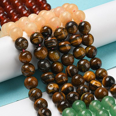 Chakra Natural Mixed Gemstone Beads Strands G-NH0002-E01-03-1