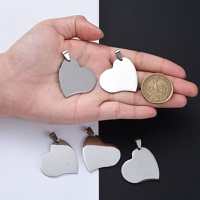 Tarnish Resistant 304 Stainless Steel Pendants STAS-I140-11S-1