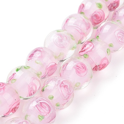 Handmade Lampwork Beads Strands LAMP-K027-05B-1