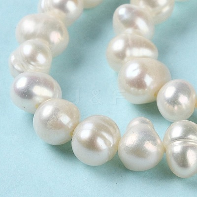 Natural Cultured Freshwater Pearl Beads Strands PEAR-E018-59-1