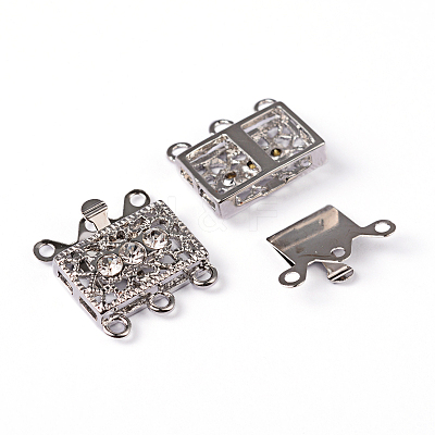 Brass Filigree Box Clasps KK116-1