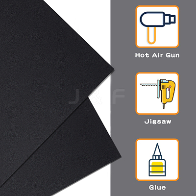 PVC Sheet for Belt Clip Knife Sheath AJEW-WH0541-17A-1