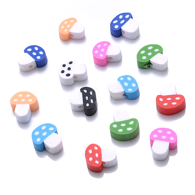 Handmade Polymer Clay Beads CLAY-CJ0001-39-1