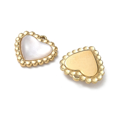Natural Freshwater Shell Pendants STAS-G397-16G-01-1
