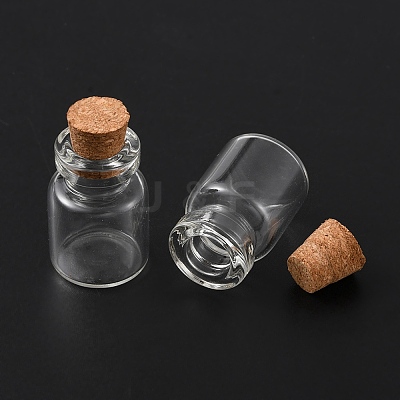 20Pcs Mini Cute Small Glass Jar Glass Bottles AJEW-YW0001-07-1