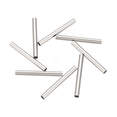 Tarnish Resistant 304 Stainless Steel Tube Beads STAS-G071-35P-1