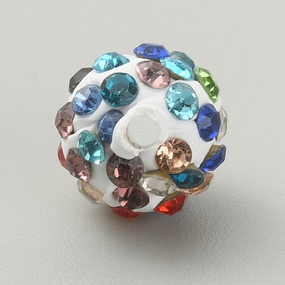 Rhinestone Pave Disco Ball Beads RB-TAC0002-02A-04-1