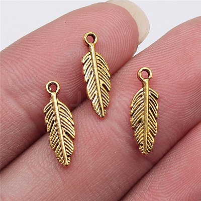 Tibetan Style Alloy Pendants FEAT-PW0001-106AG-1