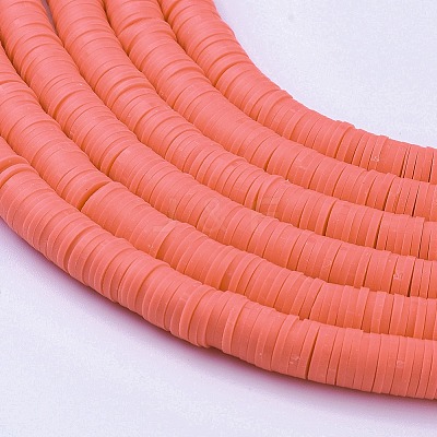 Handmade Polymer Clay Beads X-CLAY-R067-8.0mm-14-1