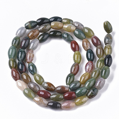 Natural Indian Agate Beads Strands G-S364-014-1