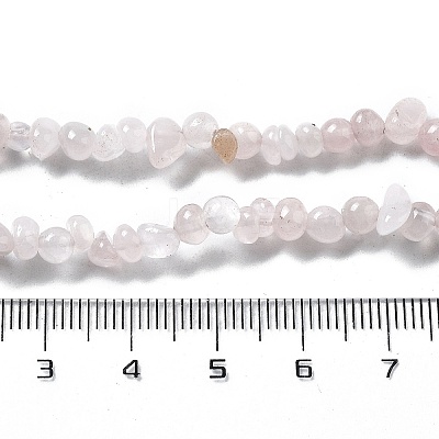 Natural Supper 7 Rutilated Quartz Chip Beaded Necklaces for Men Women NJEW-G159-01T-1