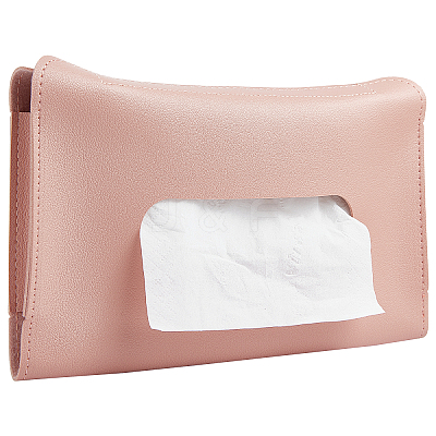 Imitation Leather Car Tissue Bag AJEW-GF0002-52A-1