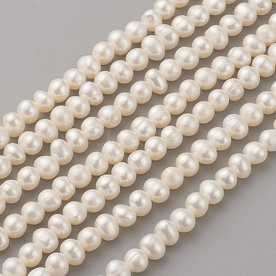 Natural Cultured Freshwater Pearl Beads Strands PEAR-G007-33-01-1
