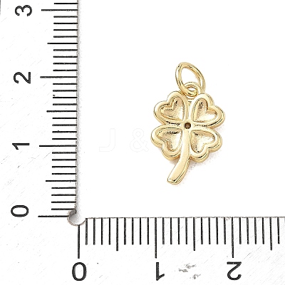 Brass Micro Pave Clear Cubic Zirconia Charms CU-CBADD0C-09G-02-1