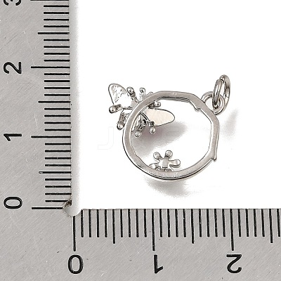 Brass Enamel Pendants KK-CBAEEA8-02P-01-1