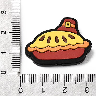 Thanksgiving Theme Silicone Beads SIL-J001-01B-1