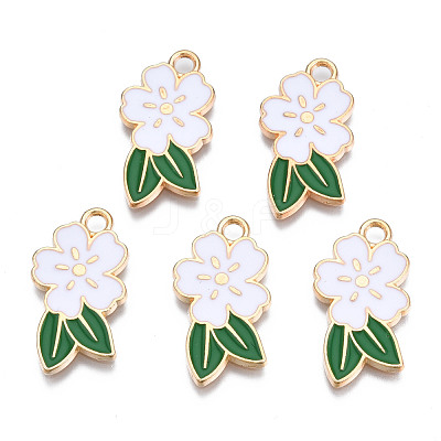 Alloy Enamel Pendants ENAM-Q446-002F-RS-1