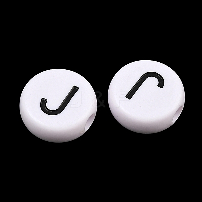 Opaque Acrylic European Beads AC-CBA3BDD-01J-1
