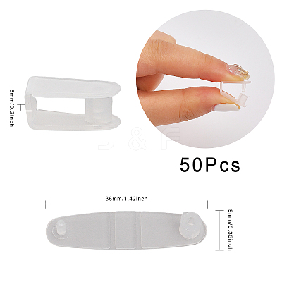 50Pcs Plastic Buckle Button Keychain AJEW-CA0003-68-1