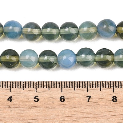 Handmade Lampwork Beads Strand LAMP-B056-8mm-19-1