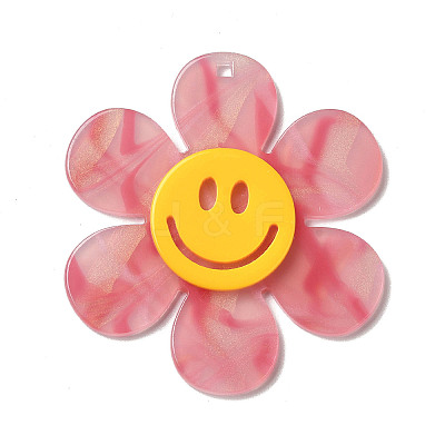 Two Tone Acrylic Big Pendants LS-OACR-B008-D03-1
