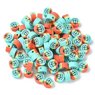 Handmade Polymer Clay Beads CLAY-CJC0001-02-1
