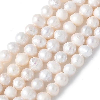 Natural Cultured Freshwater Pearl Beads Strands PEAR-I007-07Q-01A-1