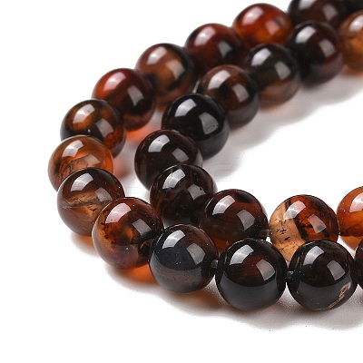 Natural Agate Beads Strands G-D845-02-4mm-1