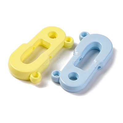 Baking Paint Opaque Acrylic Pendants MACR-F080-14-1