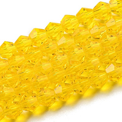 Transparent Glass Beads Strands GLAA-F029-4mm-22-1