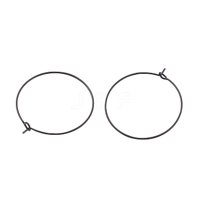 24Pcs 4 Size 316L Surgical Stainless Steel Hoop Earring Findings X1-STAS-ZZ0001-03EB-1