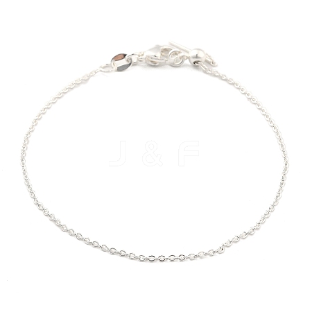 Titanium Steel Cable Chain Bracelets for Men Women BJEW-G736-11S-1