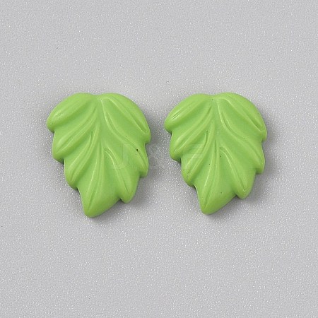Opaque Resin Cabochons RESI-WH0022-35B-1