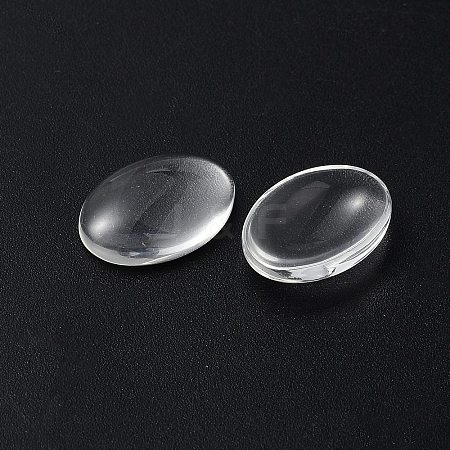 Transparent Glass Cabochons GLAA-WH0042-29A-1