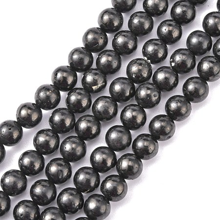 Natural Coal Quartz Beads Strands X-G-N141-6-1