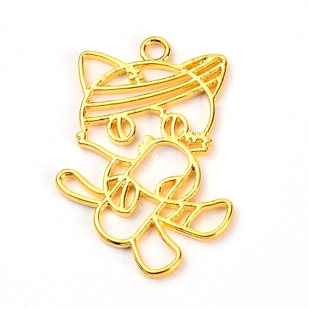 Zinc Alloy Open Back Bezel Pendant PALLOY-TAC0024-22-1