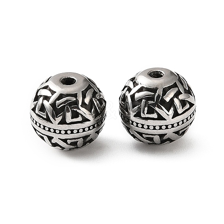 304 Stainless Steel Beads SA-CBA043D-01A-AS-1