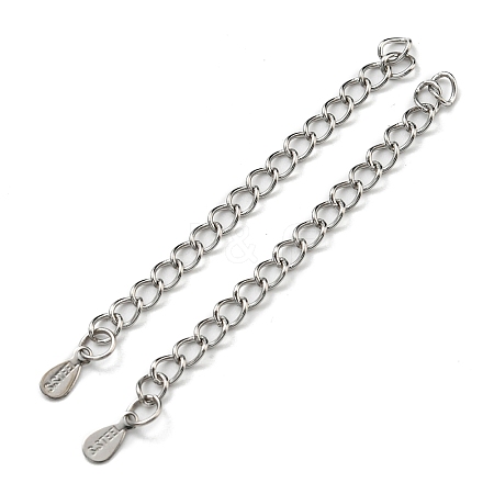 304 & 201 Stainless Steel Curb Chain Extender STAS-B045-04P-1