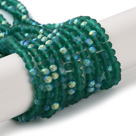Imitation Jade Glass Beads Strands EGLA-YW0003-19A-15-1